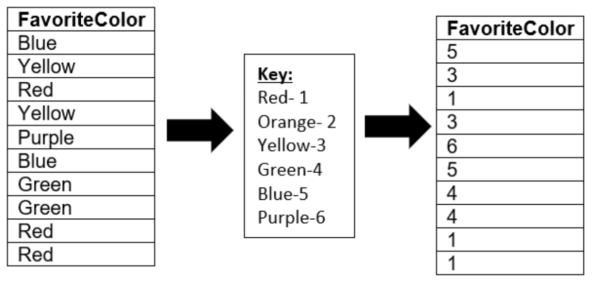 turning nominal data into codified data