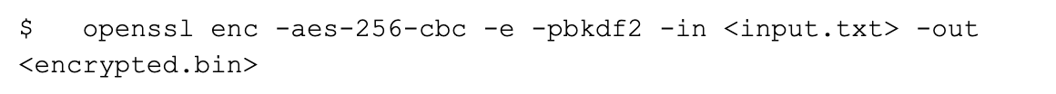 simple encryption and decryption with OpenSSL